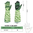 thumbnail image 2 of Qweryboo Gardening Gloves for Women Rose Pruning Thorn Proof Breathable Touchscreen Long Forearm Protection Garden Gloves(Green), 2 of 7