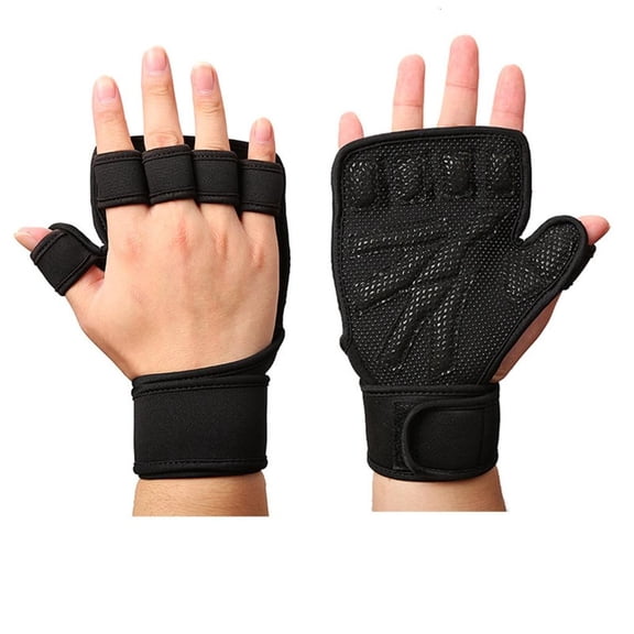 Open Gym Gloves for Women and Men Weight Lifting Gloves with Wrist Support Fingerless Workout Gloves Sports Gloves