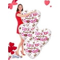 thumbnail image 7 of PMU Valentine’s Day "I Love You more than Chocolate" 18 Inch Mylar-Foil Balloon (10/pkg) Pkg/1, 7 of 7
