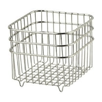 Matoen 304 Stainless Steel Wall Mounted Onion Garlic Ginger Storage Basket - Kitchen Organizer Box for Spices & Produce