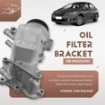 thumbnail image 4 of 1.6T Oil Filter Bracket 9806506180 for C5 C6 C4L 3008 4008 5008 408 508 DS5 DS6 Fengshen A, 4 of 5