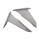 thumbnail image 1 of Deflectores de aire laterales para parabrisas y alerones laterales altos para motocicletas 2022-2025 Gris, 1 of 9