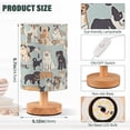 thumbnail image 3 of Small Table Lamp LED Bedside Nightstand Lamps with Fabric Shade Decor Desk Lamp for Living Room Bedroom Office All Kinds Of Dogs, 3 of 7