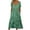 Army Green 01, variant on Women Dress V-Neck Button Solid Color Short Sleeve Summer Casual Loose Dress with Pocket Black 2XL