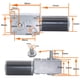 thumbnail image 2 of CHANCS Motor de Engranaje de Tornillo 12V 260RPM Engranaje Reversible Motor de Engranaje de Eje de 8mm para Abridor de Ventanas, Monitor Automático, 2 of 7