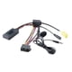 thumbnail image 1 of 6Pin Car Bluetooth Audio Adapter MIC Handsfree AUX Cable for 159 Smart Fortwo 451, 1 of 5