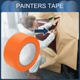 thumbnail image 2 of Cinta de enmascarar Unique Bargains, cinta para pintar autos DIY, 1 pieza naranja de 2 pulgadas x 54.7 yardas, 2 of 7