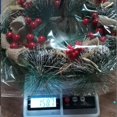 thumbnail image 6 of Christmas Wreath, Holiday Wreath, Outdoor Indoor Christmas Door Hanging Decoration, Green Pine Artificial Wreath for Front Door, Fireplace, Wall, Fall and Winter Seasonal Decor, 6 of 6