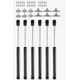 thumbnail image 1 of 6 Pistones  Xtellar Amortiguador Gas Para Puertas De Alacena Cocina, 1 of 2
