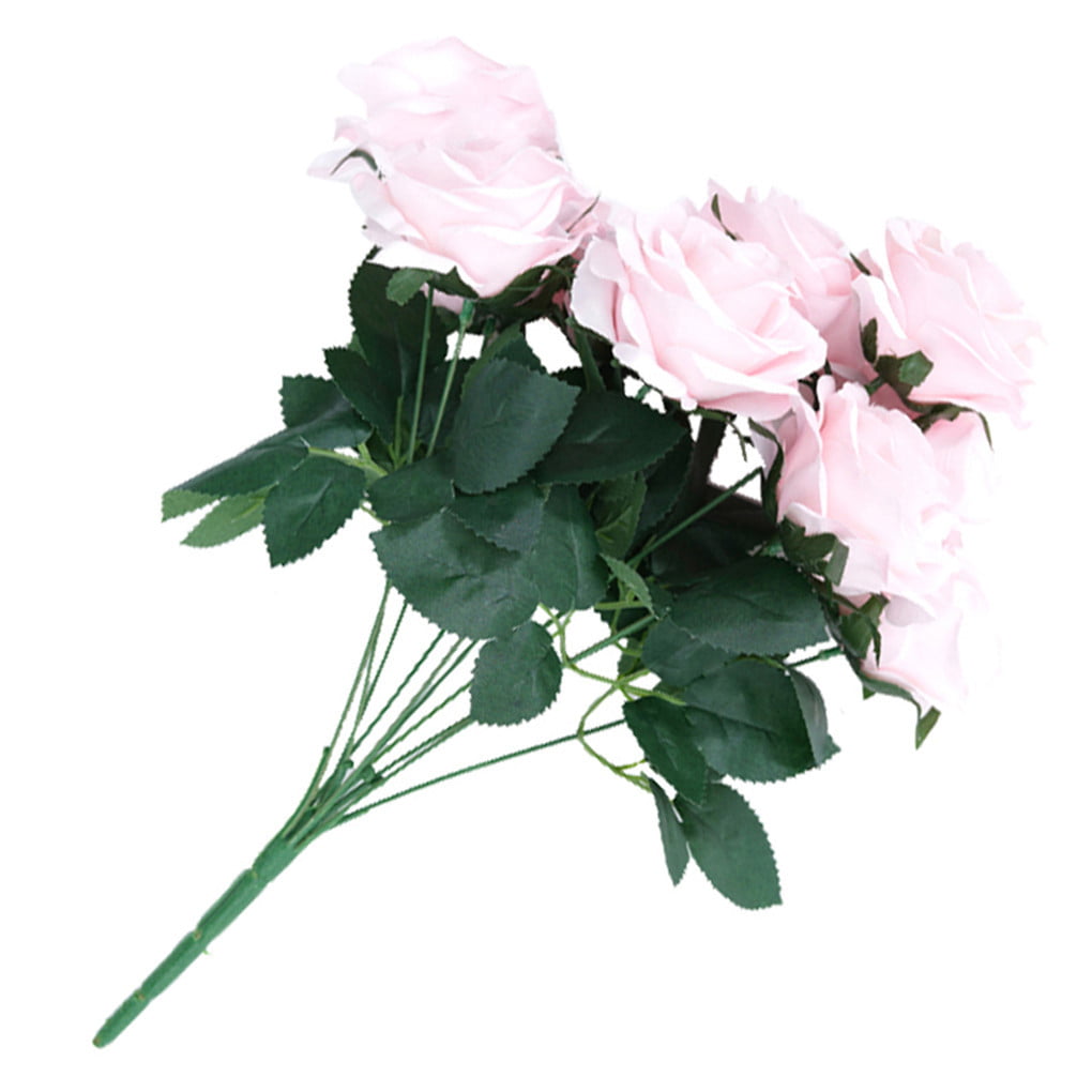 Artificial Fall Rose Simulation Rose Flower Bouquet Fake - Temu