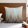 thumbnail image 6 of Throw Pillow Covers 18x18 Inch, Abstract Brown Decorative Pillow Cases for Couch Sofa Bed, Modern Gradient Minimalist Mottled Art Cotton Linen Square Home Decor Pillowcases with Hidden Zipper, 6 of 7