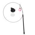 thumbnail image 2 of Interactive Cat Wand Toy Cat Wand Feather Toy  Feather Cat Teaser Stick Interactive Fun Handheld Cat Teaser Wand Toy With Suction Cup For Indoor  Fun Handheld Feather, 2 of 8