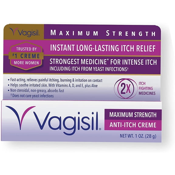 Vagisil Maximum Strength Anti-Itch Creme 1 oz