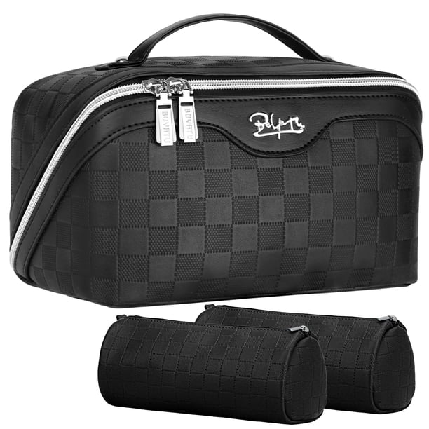 Bolsa organizadora de viaje para maquillaje BOYATU, juego de 3 piezas, impermeable