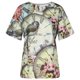 thumbnail image 4 of Blusas sueltas de manga corta con estampado Floral de verano clásico para mujer Pompotops  hfajkhk130008, 4 of 8