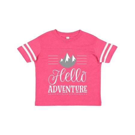 

Inktastic Camping Hiking Hello Adventure Gift Toddler Boy or Toddler Girl T-Shirt