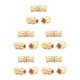 thumbnail image 1 of 10 hebillas de rosca pequeñas de aleación, estilo barril, para manualidades KC oro, 1 of 9