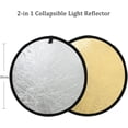 thumbnail image 4 of PinesC 2-in-1 Photo Reflector Fill Light Soft Light Collapsible Reflector 12" 30cm for Photography Photo Studio Lighting - Silver, Gold, 4 of 5