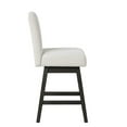 thumbnail image 4 of New Classic Furniture High Line Wood Counter Table & 6 Swivel Stools in White, 4 of 11