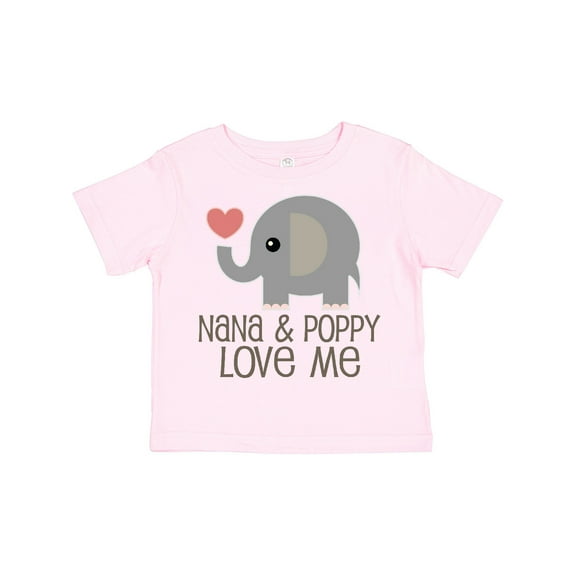 Inktastic Nana and Poppy Love Me Boys or Girls Toddler T-Shirt