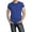 Royal Blue, variant on Ma Croix Men's Everyday Active Tri-Blend Round Neck T-Shirts