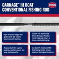 thumbnail image 2 of PENN Carnage III Conventional Boat Rod, 7' Fishing Pole, Medium Light Power, 2 of 5