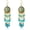 Blue, variant on Handmade Bohemian Earrings Vintage Drop Dangle Earrings for Women Colorful Boho Flower Beaded Tassel Earrings Drop Earrings Boho Ethnic Water Drop Statement Earrings