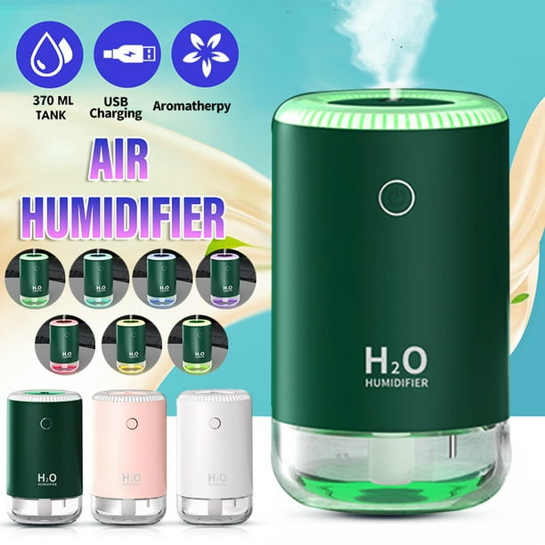370ml Night Light Humidifiers, Ultrasonic Humidifier for Bedroom, Baby