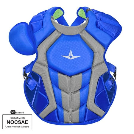 Amish Chests - All-Star CPCC40PRO Royal 16.5 Adult System 7 S7 Axis Chest Protector SEI/NOCSAE