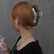 thumbnail image 3 of Pinza para el pelo con forma de espina de pescado grande (plateada), bonita pinza para el pelo con forma de animal, adecuada para mujeres y niñas, 3 of 4