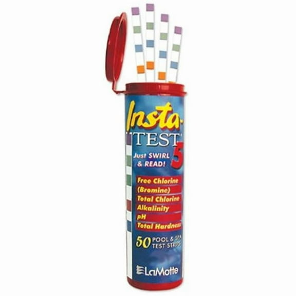 LaMotte 2977100 Insta Test 5 50 Strips per Bottle - Pack of 100