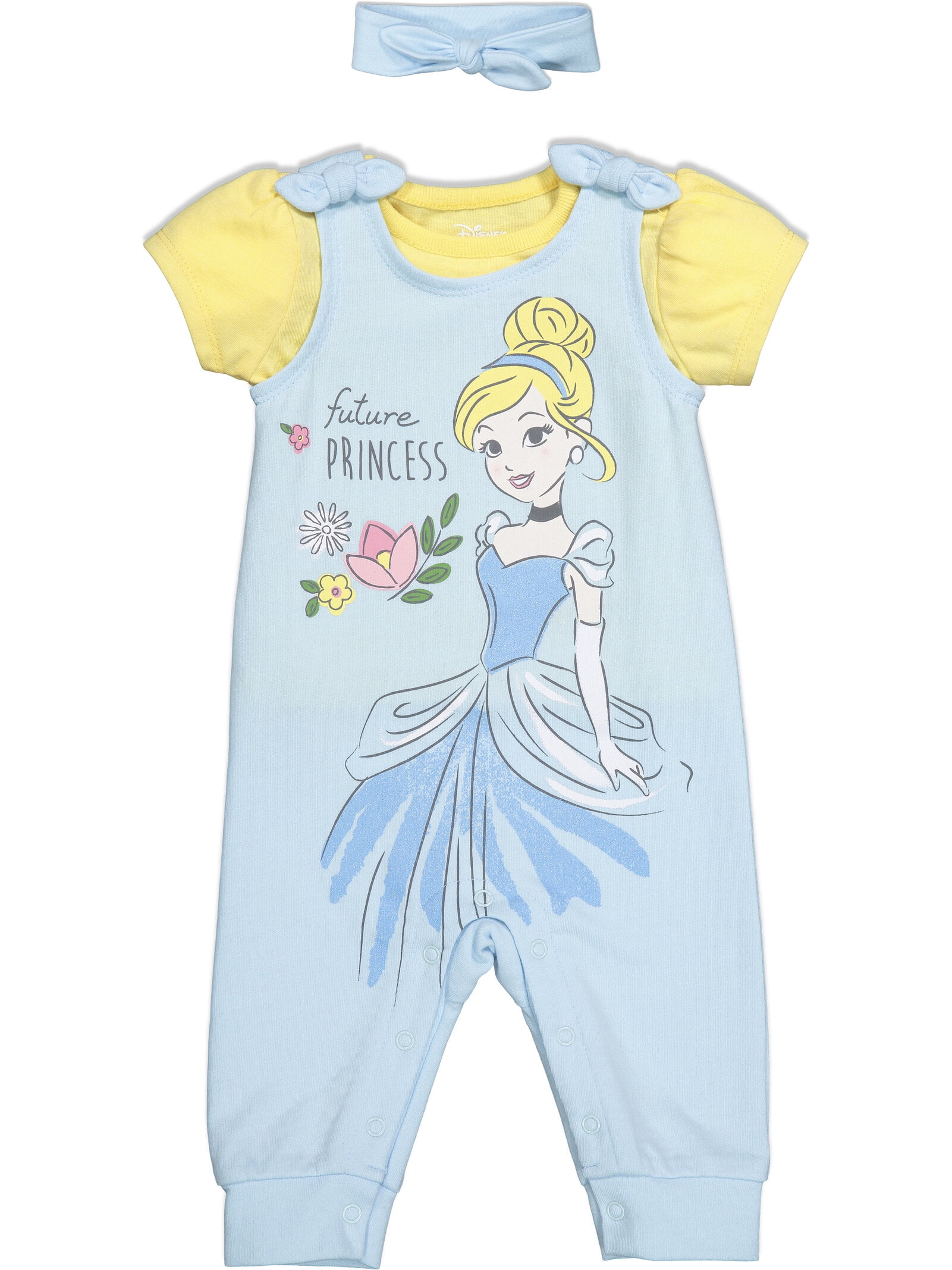 Disney Baby Cinderella Girls Size 3-6 Months 3-Piece Outfit 