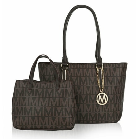 2 Piece Tote - MKF Collection by Mia K. Farrow Dalia M Signature 2 Pieces Set Tote and Mini Tote