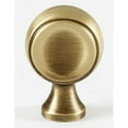 thumbnail image 6 of Alno A980 Royale 7/8" Solid Brass Elegant Side Disc Cabinet Knob / Drawer Knob - Bronze, 6 of 7