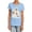 Light Blue, variant on Lord of The Rings Gandalf The White Women's T Shirt, Athletic Heather, Medium