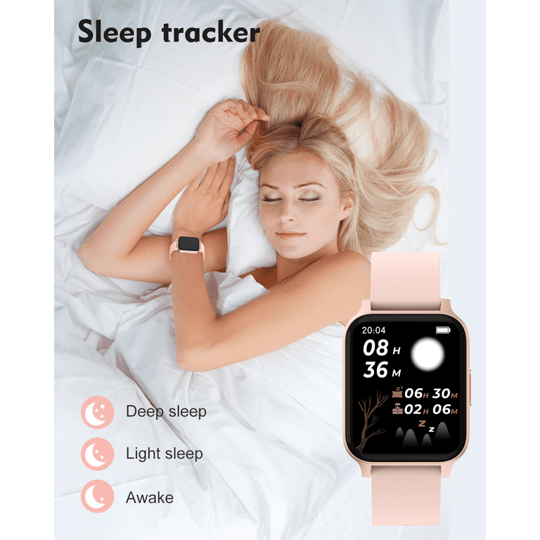 Save  on Willful G16 1.7″ Smart Watches for Women Fitness Tracker Heart Rate Monitor @ Walmart