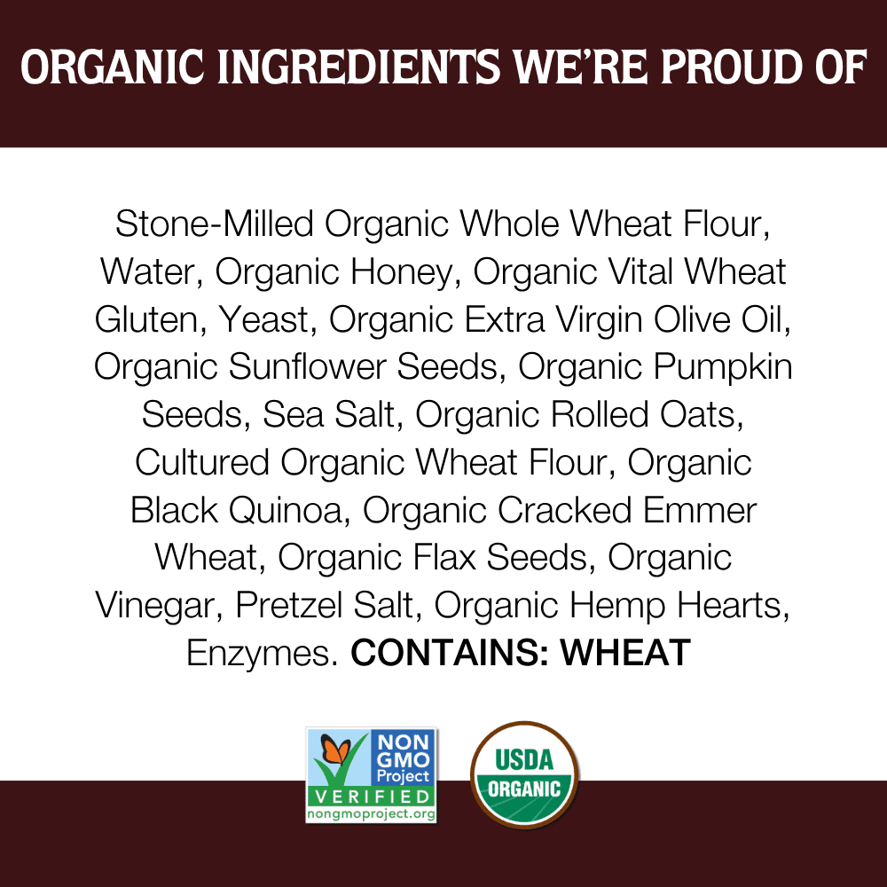 One Mighty Mill Organic Stone-Milled Power Grains Bread Loaf, 24.5 Ounce