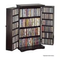 thumbnail image 2 of Leslie Dame 40" CD DVD Media Storage Cabinet in Cherry, 2 of 2