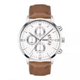 thumbnail image 4 of Reloj de cuarzo con calendario de tres ojos falso para hombre, tendencia de moda, reloj de negocios para hombre, 4 of 5