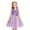 Purple, variant on Toddler Girls Sparkly Sequin Rainbow Tulle Dress Soft Cotton Lining Flower Waist Princess Gown for Special Occasion Photoshoot Halloween