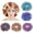 Purple, variant on African Style Sleep Caps for Women Curly Hair, Girls Wide Band Satin Hair Cover Silk Hair Wrap Night Caps for Sleeping Curls