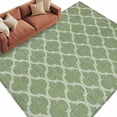 thumbnail image 6 of Green Moroccan Area Rug 5x7 Washable Rug Non Slip Morocco Boho Ethnic Abstract Geometric Large Area Rug Soft Stainresistant Indoor Floor Carpet for Living Room Bedroom Home Office Dining Room Nursery, 6 of 8