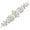 White, variant on LOLIPPYY Wedding Rhinestone Applique Wedding Sash Belt Wedding Dress Decorative Patch