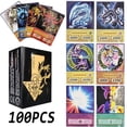thumbnail image 1 of Cartas de colección de Anime Yu Gi Oh para niños, cartas clásicas de mago oscuro, Exodia Obelisk Slifer Ra Yugioh DM, regalo Atem, 100 Uds.3429, 1 of 5