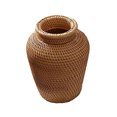 thumbnail image 1 of JarróN Tejido de RatáN JarróN de Arte DecoracióN de Mesa una la Moda Maceta para Plantas y Flores Maceta Caprichosa para DecoracióN del Hogar, 1 of 6