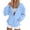j129-Light Blue, variant on LIIPEE Womens Zip Up Hoodie Long Sleeve Solid Color Hooded Sweatshirt With Pockets Ladies Comfortable Breathable Everyday Sweatshirts,S