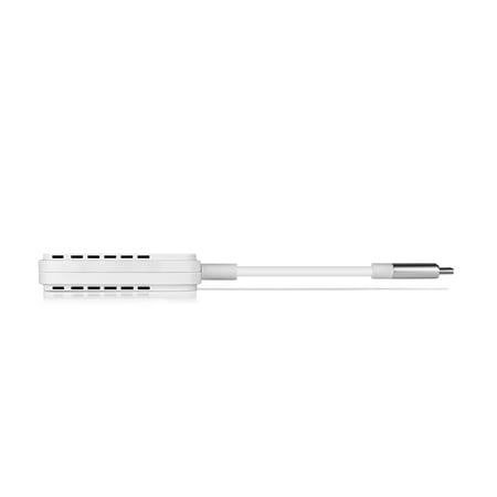 Aluratek - Streamcast Mobile Wireless USB-C to HDMI Transmitter and Receiver - White