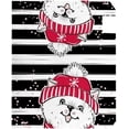 thumbnail image 4 of Coolnut Mailbox Covers, Magnetic Standard Size Christmas Dog On Black White Stripes Seasonal Mail Wraps for Home Outdoor Decor, 20.7"x18.03", 4 of 5