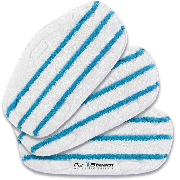 PurSteam 10in1 Replacement Steam Mop Pads — Washable and Reusable — 3Pack