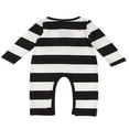 thumbnail image 2 of Combinaison Rayée à Manches Longues pour Bébé Fille, Tenue de Printemps et d'Automne, 2 of 5